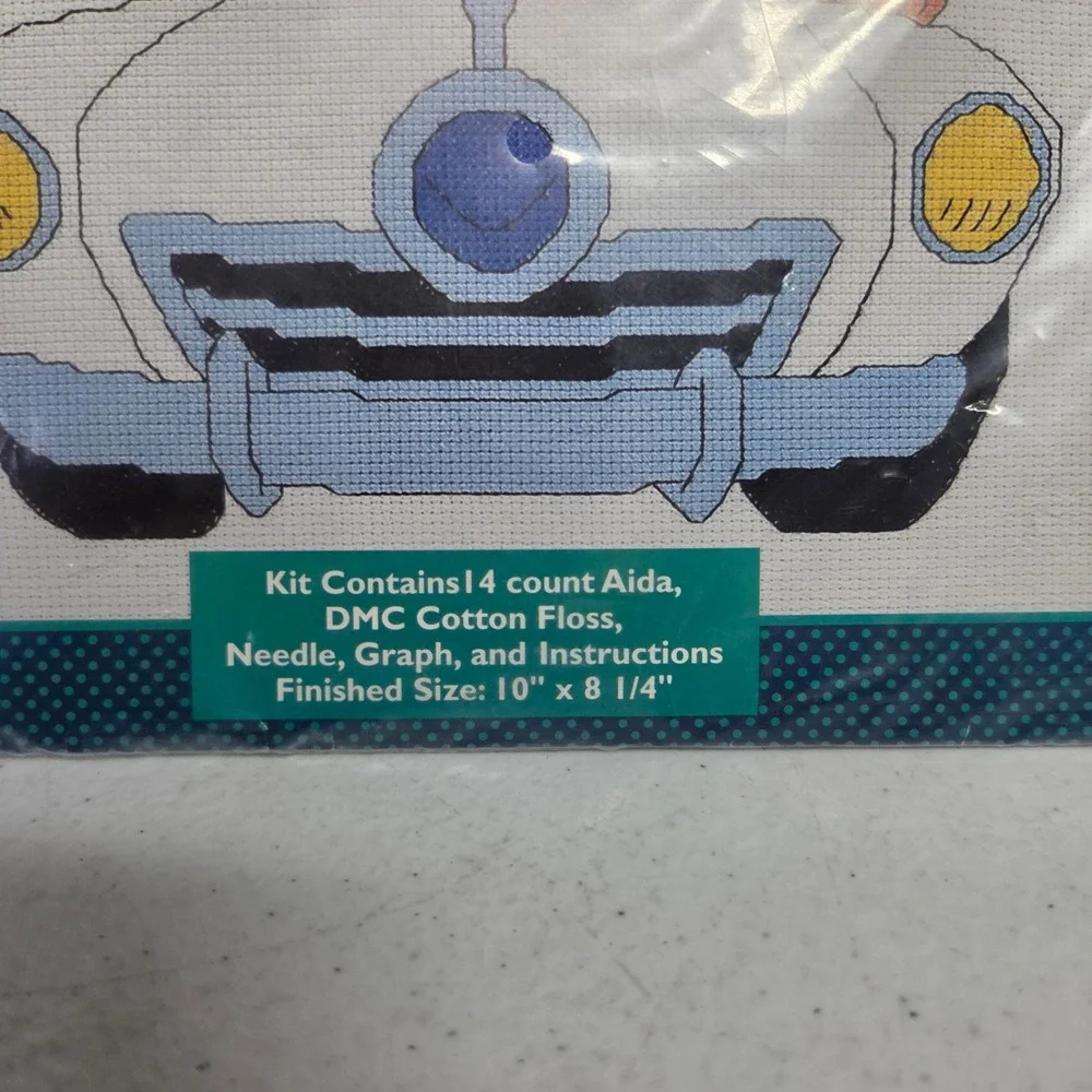 Disney Mickey Unlimited Cruisin Mickey and the Gang Cross Stitch Kit 36013